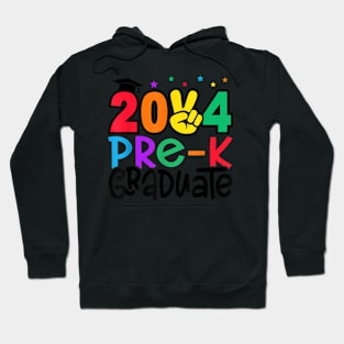 Preschool Graduation 2024 Pre-K Graduate Kids Boys Girls T-Shirt Hoodie